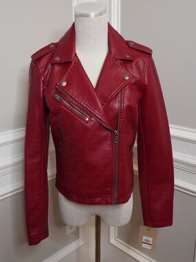 NEW Levi's The Classic Faux Leather Moto Jacket, Size XS